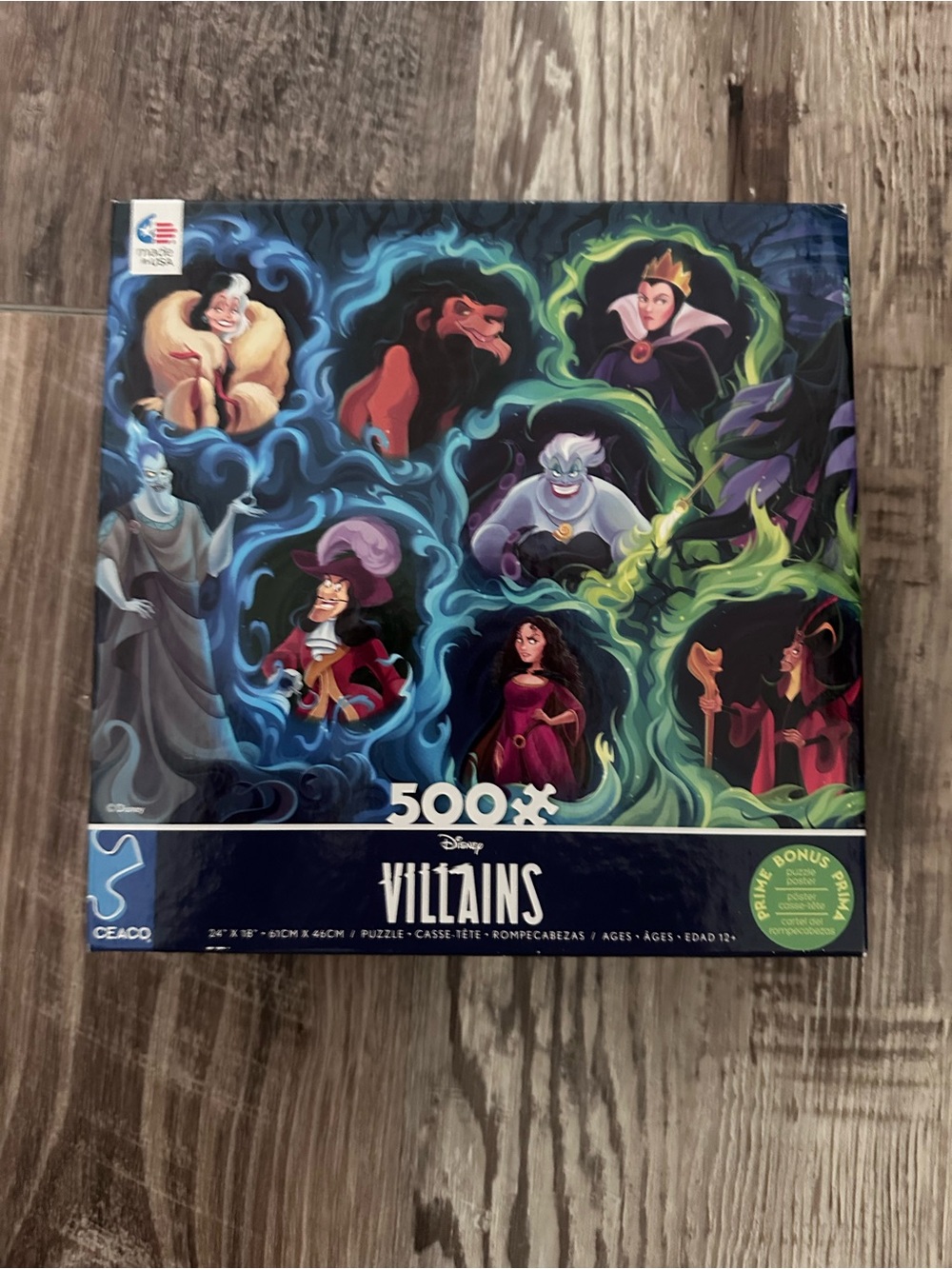 CEACO Disney Villains 500-Piece Puzzle - Multicolor